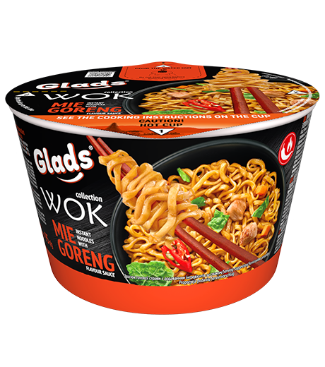 Tăieței Glads WOK cu sos cu gust de «Mie Goreng»
